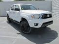 Super White 2015 Toyota Tacoma TSS PreRunner Double Cab