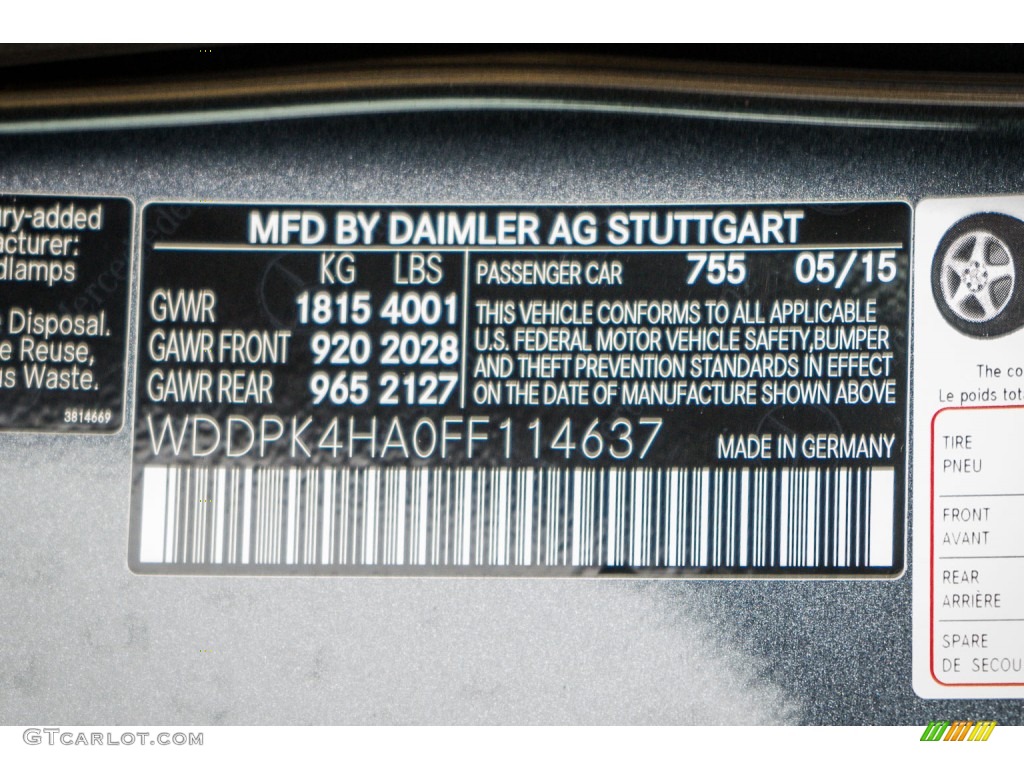 2015 SLK 250 Roadster - Steel Grey Metallic / Two-tone Brown/Black photo #7
