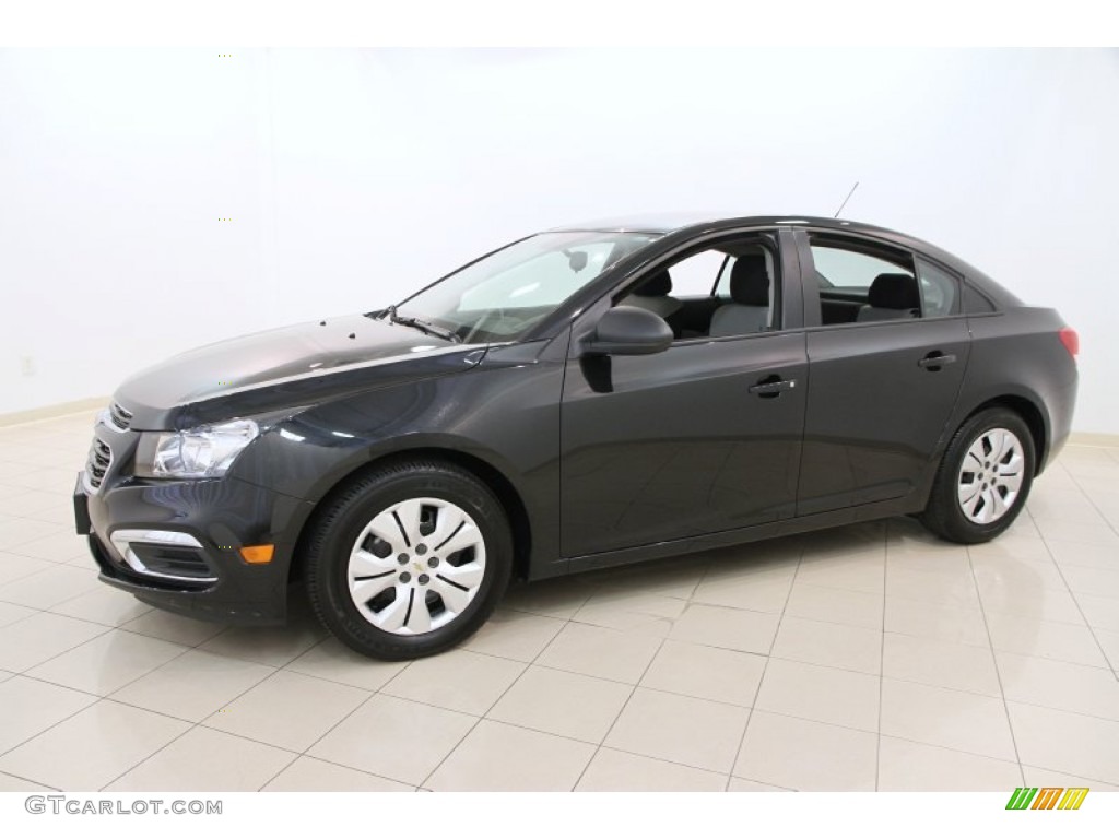 2015 Cruze LS - Black Granite Metallic / Jet Black/Medium Titanium photo #3