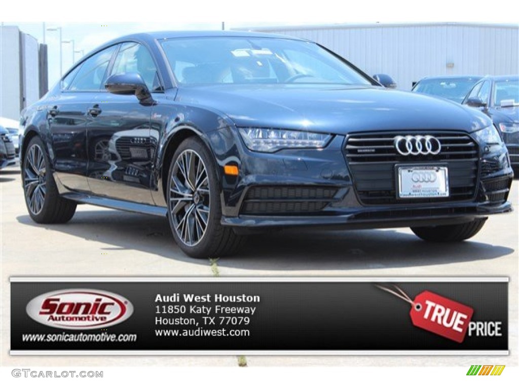 2016 A7 3.0 TFSI Premium Plus quattro - Moonlight Blue Metallic / Atlas Beige photo #1