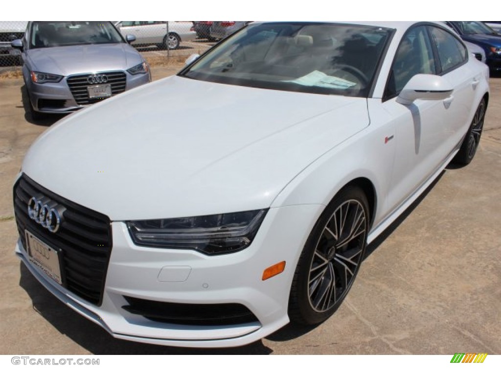 Glacier White Metallic 2016 Audi A7 3.0 TFSI Premium Plus quattro Exterior Photo #105773242