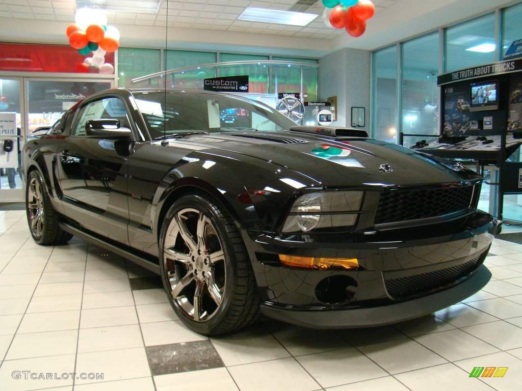 2009 Mustang Saleen H302 Dark Horse Coupe - Black / Dark Charcoal photo #1