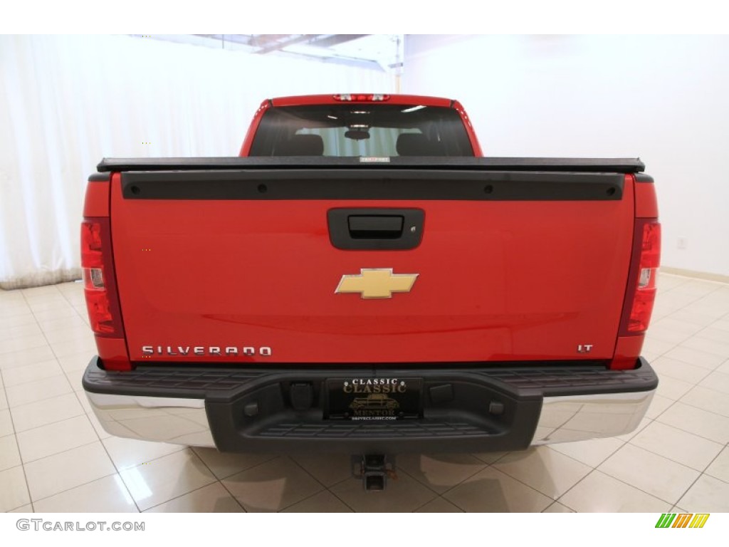 2013 Silverado 1500 LT Extended Cab - Victory Red / Ebony photo #11