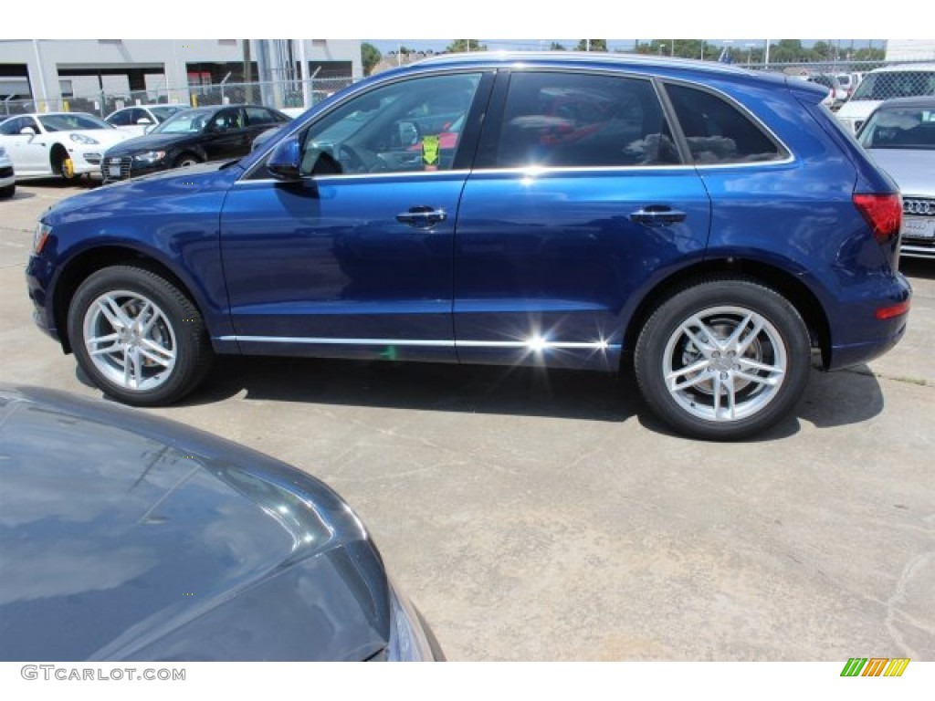 2016 Q5 2.0 TFSI Premium Plus quattro - Scuba Blue Metallic / Chestnut Brown photo #5