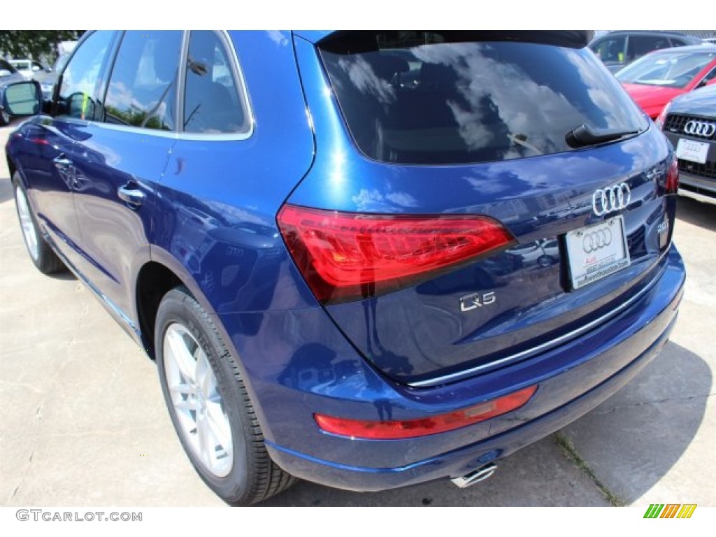 2016 Q5 2.0 TFSI Premium Plus quattro - Scuba Blue Metallic / Chestnut Brown photo #6
