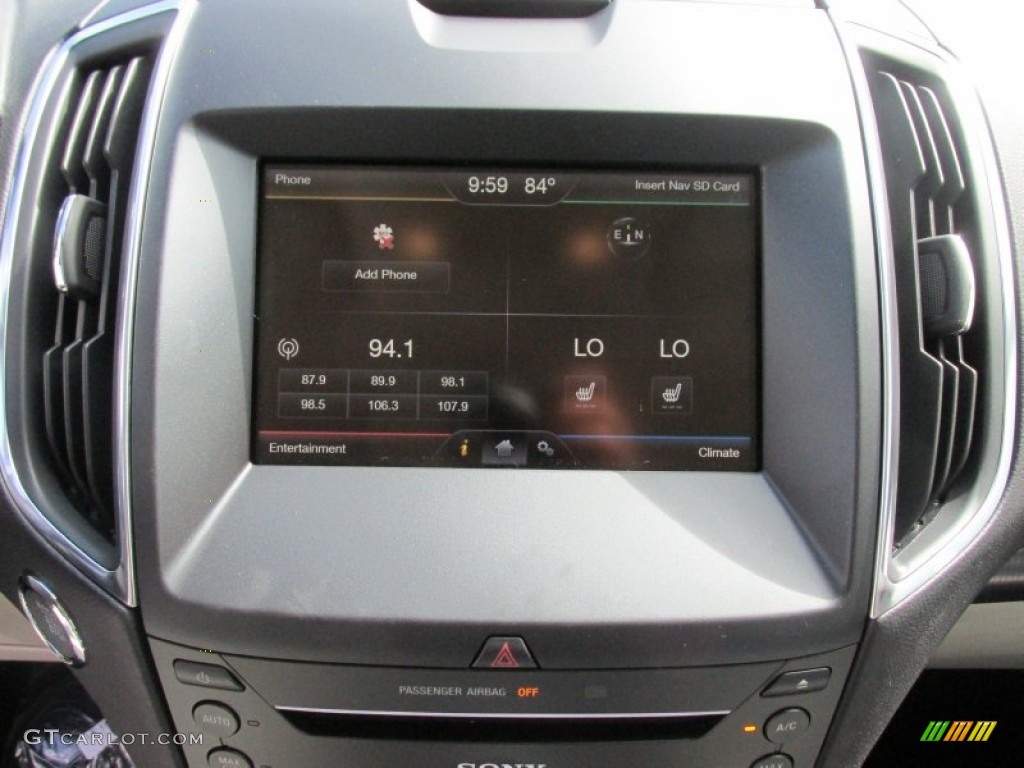 2015 Ford Edge Titanium Controls Photo #105774527