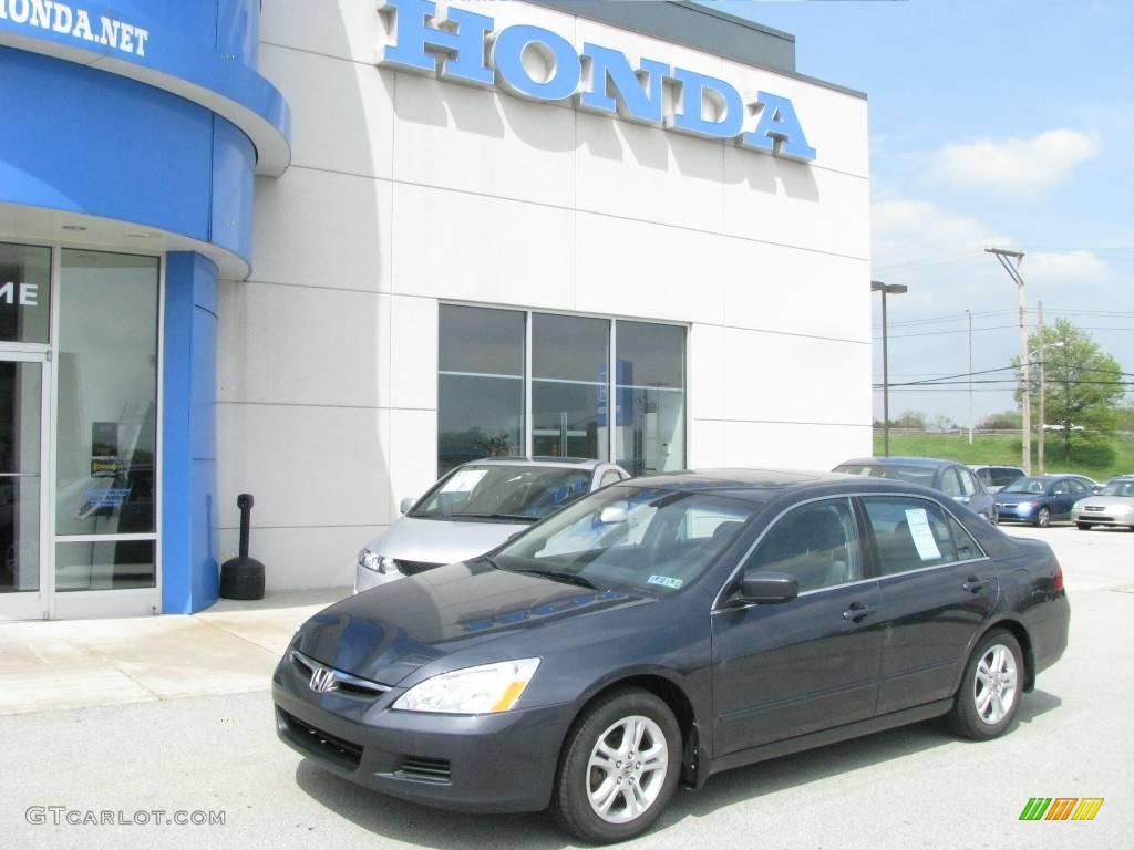 2007 Accord EX Sedan - Graphite Pearl / Gray photo #1