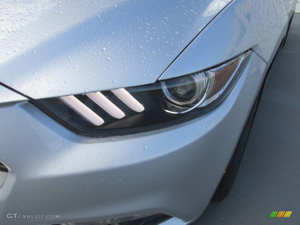 2015 Mustang EcoBoost Premium Coupe - Ingot Silver Metallic / Ebony photo #9