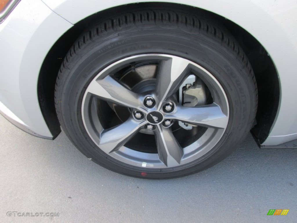 2015 Mustang EcoBoost Premium Coupe - Ingot Silver Metallic / Ebony photo #11