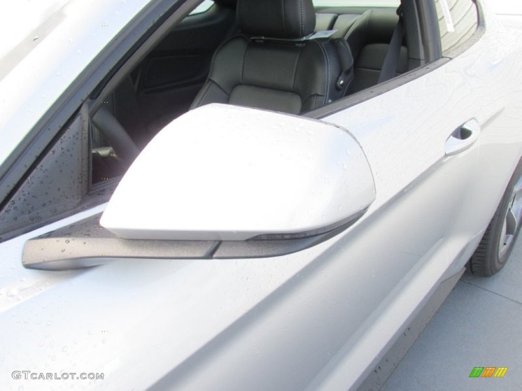2015 Mustang EcoBoost Premium Coupe - Ingot Silver Metallic / Ebony photo #12