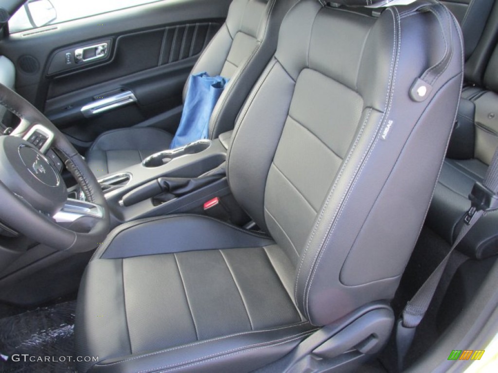 2015 Mustang EcoBoost Premium Coupe - Ingot Silver Metallic / Ebony photo #18