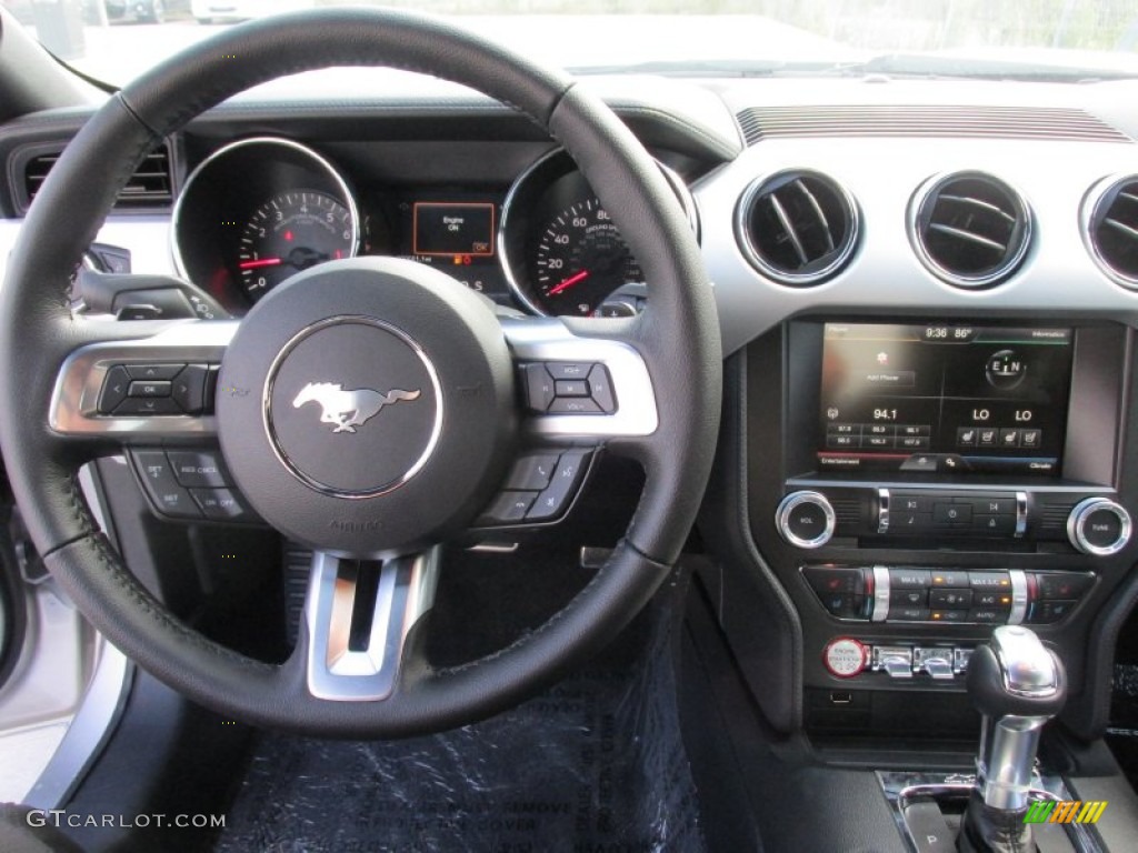 2015 Mustang EcoBoost Premium Coupe - Ingot Silver Metallic / Ebony photo #21