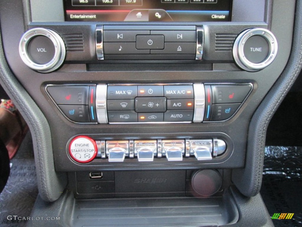 2015 Mustang EcoBoost Premium Coupe - Ingot Silver Metallic / Ebony photo #24