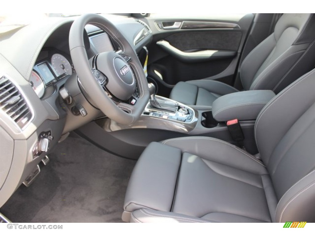 Black Interior 2016 Audi SQ5 Premium Plus 3.0 TFSI quattro Photo #105776098