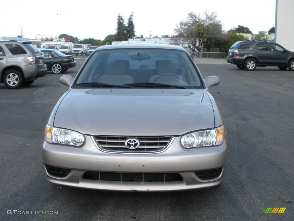 2001 Corolla LE - Sandrift Beige Metallic / Pebble Beige photo #3