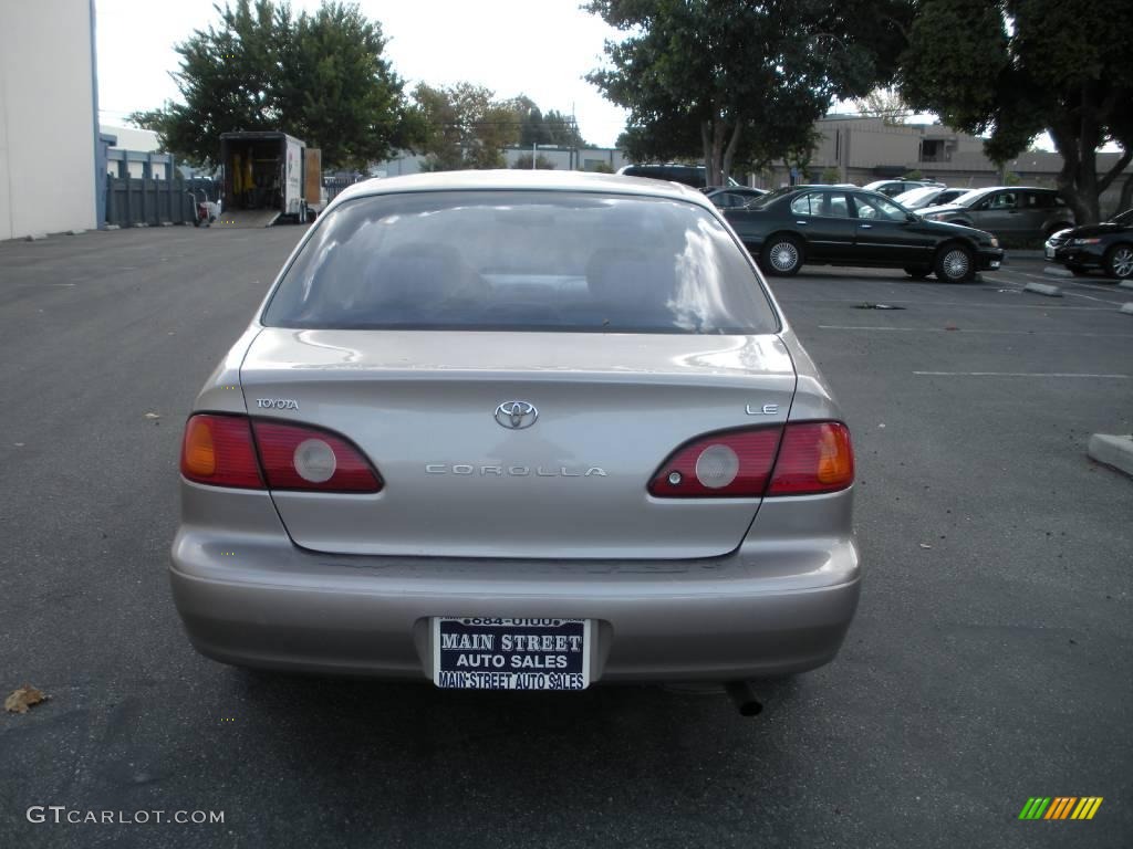 2001 Corolla LE - Sandrift Beige Metallic / Pebble Beige photo #4