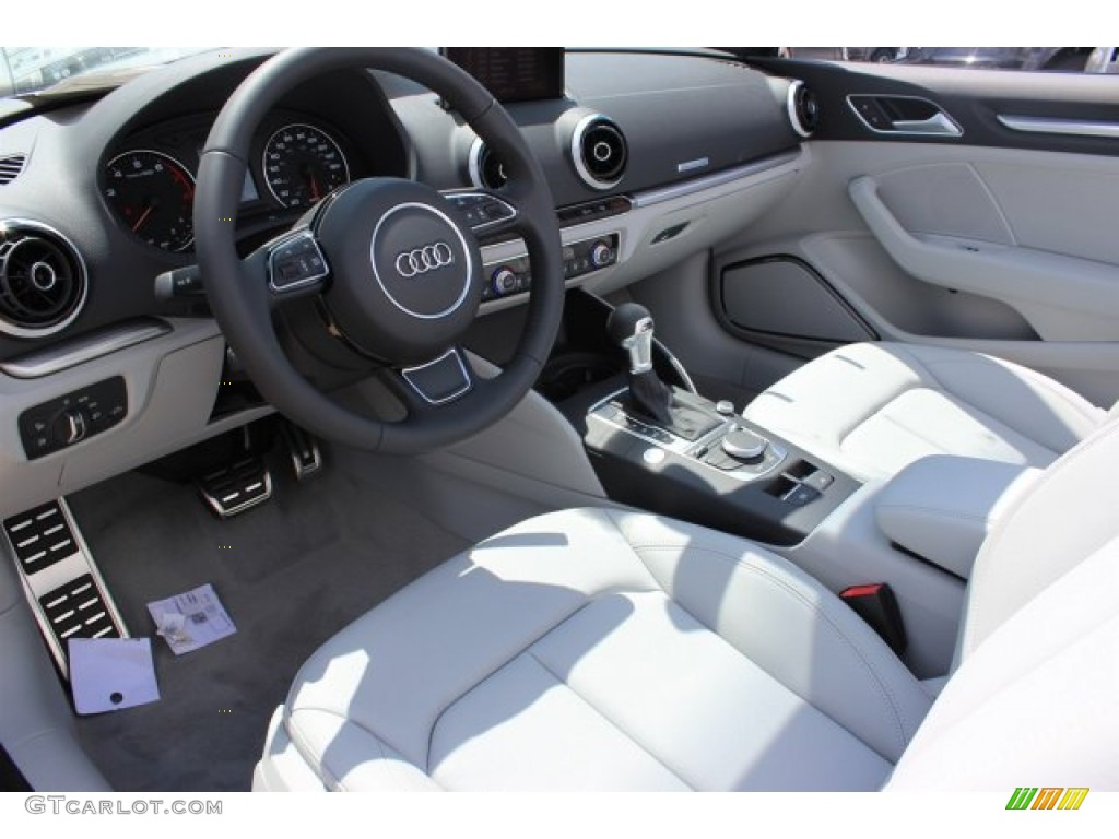 Titanium Gray Interior 2016 Audi A3 2.0 Premium Plus quattro Cabriolet Photo #105777616