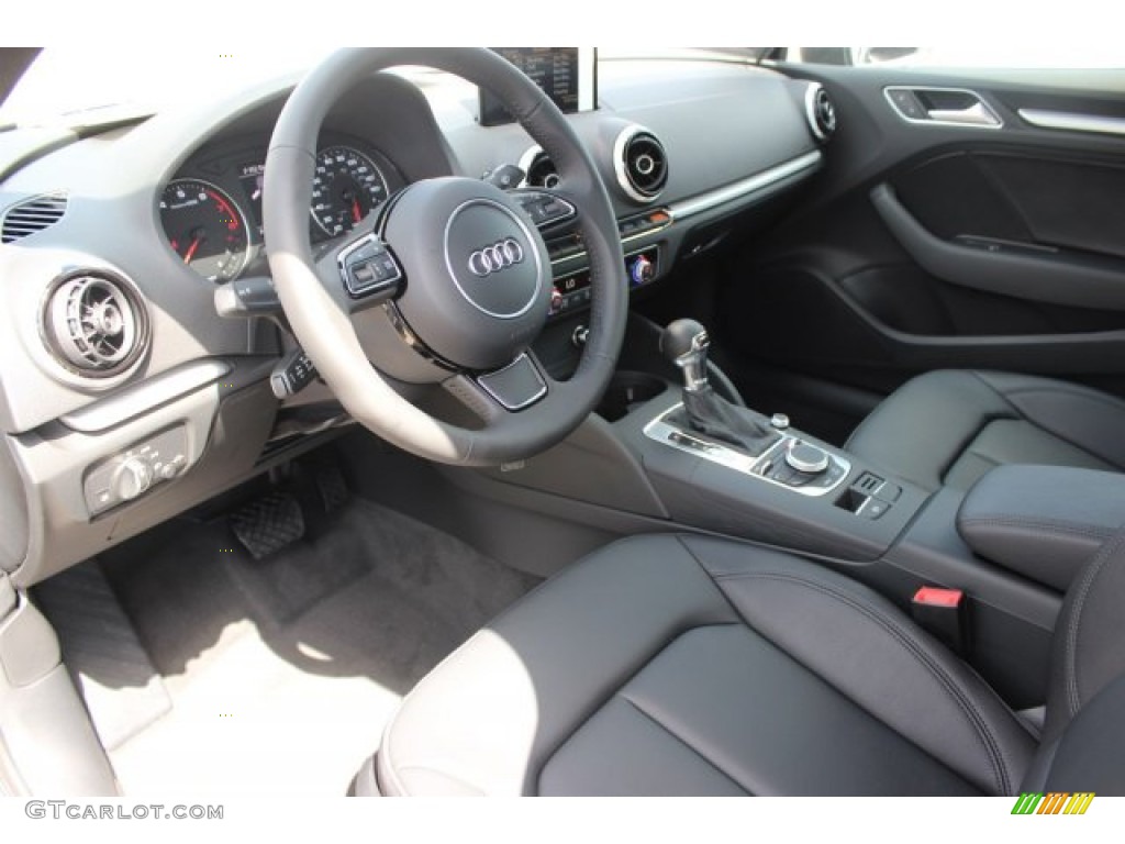 Black Interior 2016 Audi A3 1.8 Premium Photo #105778040