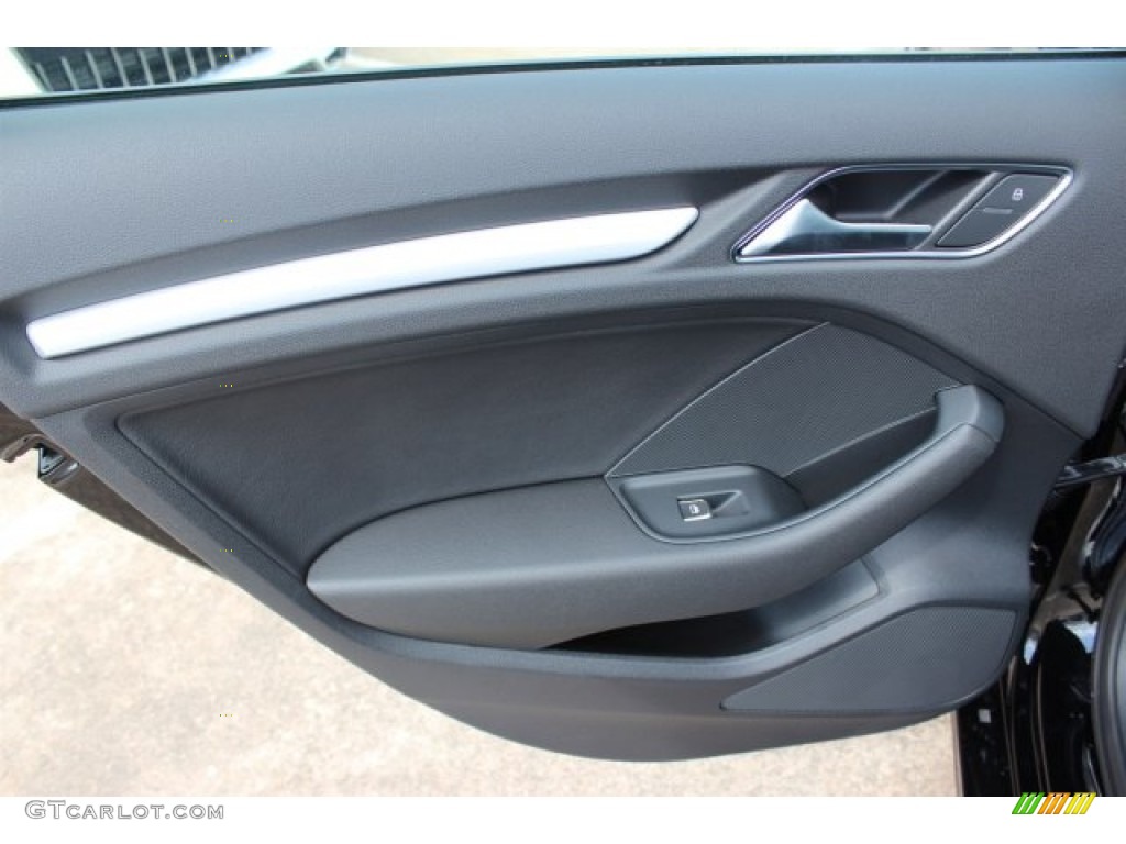 2016 Audi A3 1.8 Premium Black Door Panel Photo #105778211