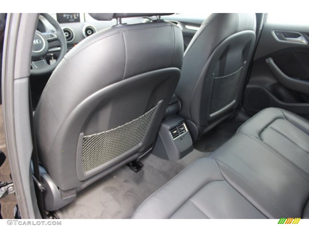Black Interior 2016 Audi A3 1.8 Premium Photo #105778221