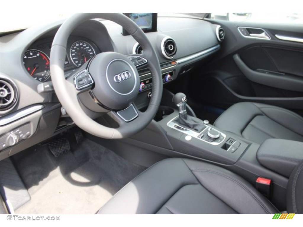 Black Interior 2016 Audi A3 1.8 Premium Plus Photo #105778403