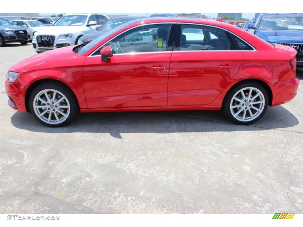 Brilliant Red 2016 Audi A3 1.8 Premium Plus Exterior Photo #105778682