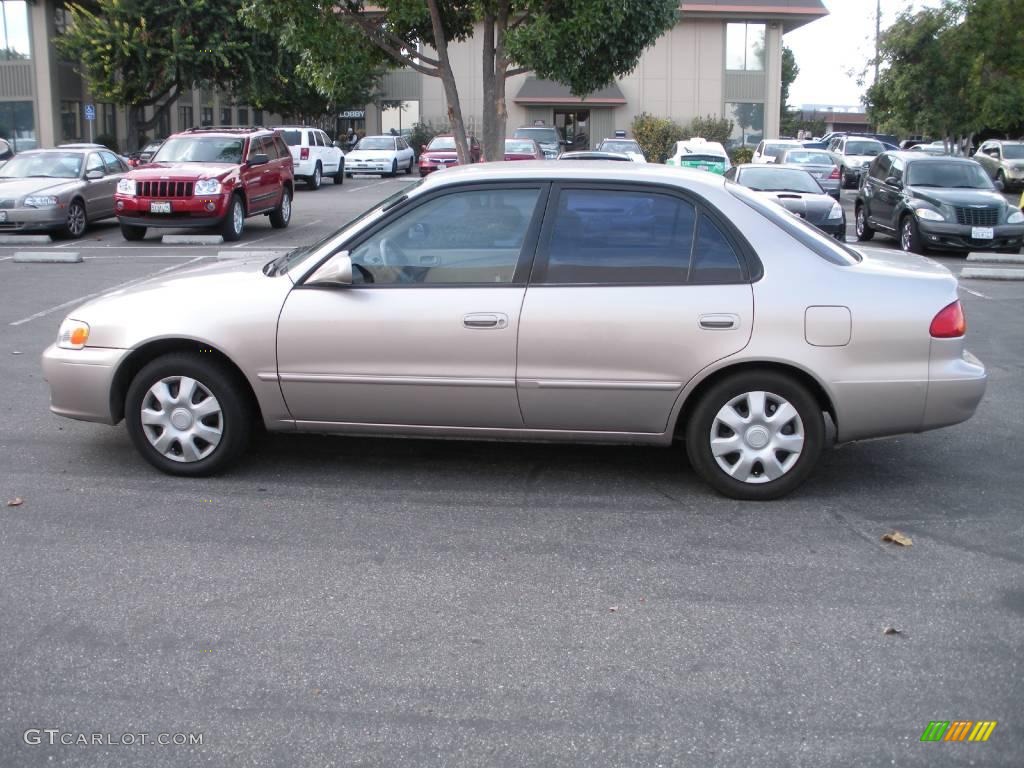 2001 Corolla LE - Sandrift Beige Metallic / Pebble Beige photo #8