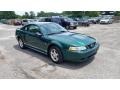Electric Green Metallic 2000 Ford Mustang V6 Coupe Exterior