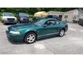 2000 Electric Green Metallic Ford Mustang V6 Coupe  photo #6