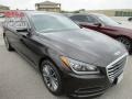 2015 Manhattan Brown Hyundai Genesis 3.8 Sedan #105779260