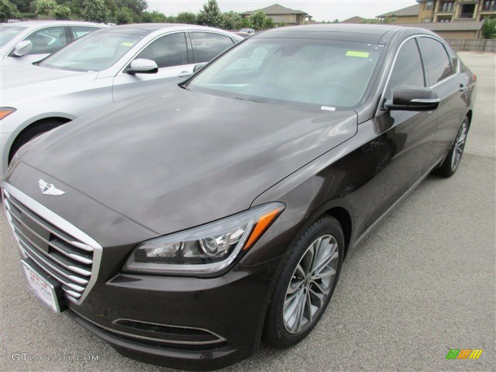 Manhattan Brown 2015 Hyundai Genesis 3.8 Sedan Exterior Photo #105780156