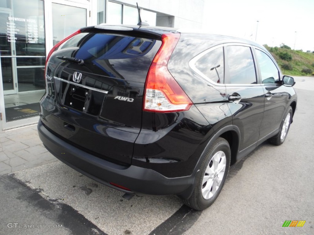 2014 CR-V EX-L AWD - Crystal Black Pearl / Black photo #9