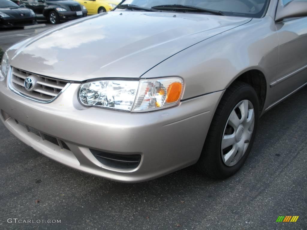 2001 Corolla LE - Sandrift Beige Metallic / Pebble Beige photo #10