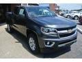 Cyber Gray Metallic 2015 Chevrolet Colorado LT Crew Cab Exterior