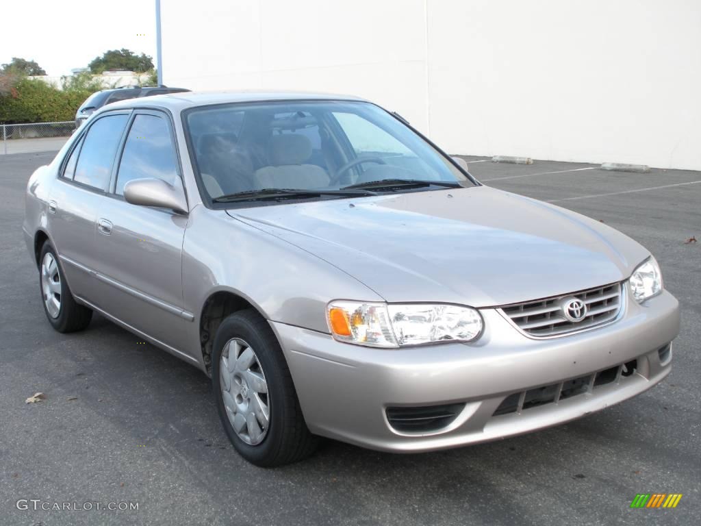 2001 Corolla LE - Sandrift Beige Metallic / Pebble Beige photo #11