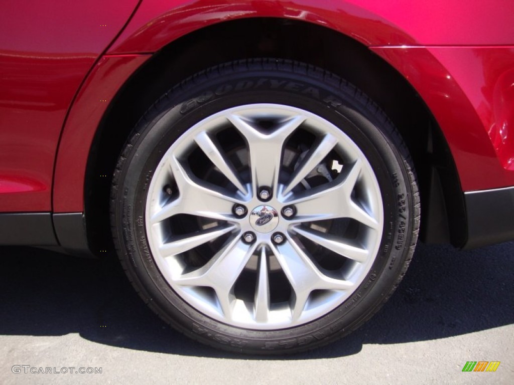 2014 Taurus Limited - Ruby Red / Charcoal Black photo #25