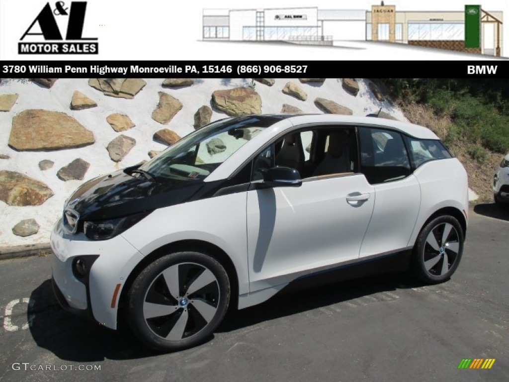 2015 i3 with Range Extender - Capparis White / Giga Cassia Natural Leather & Carum Spice Grey Wool Cloth photo #1