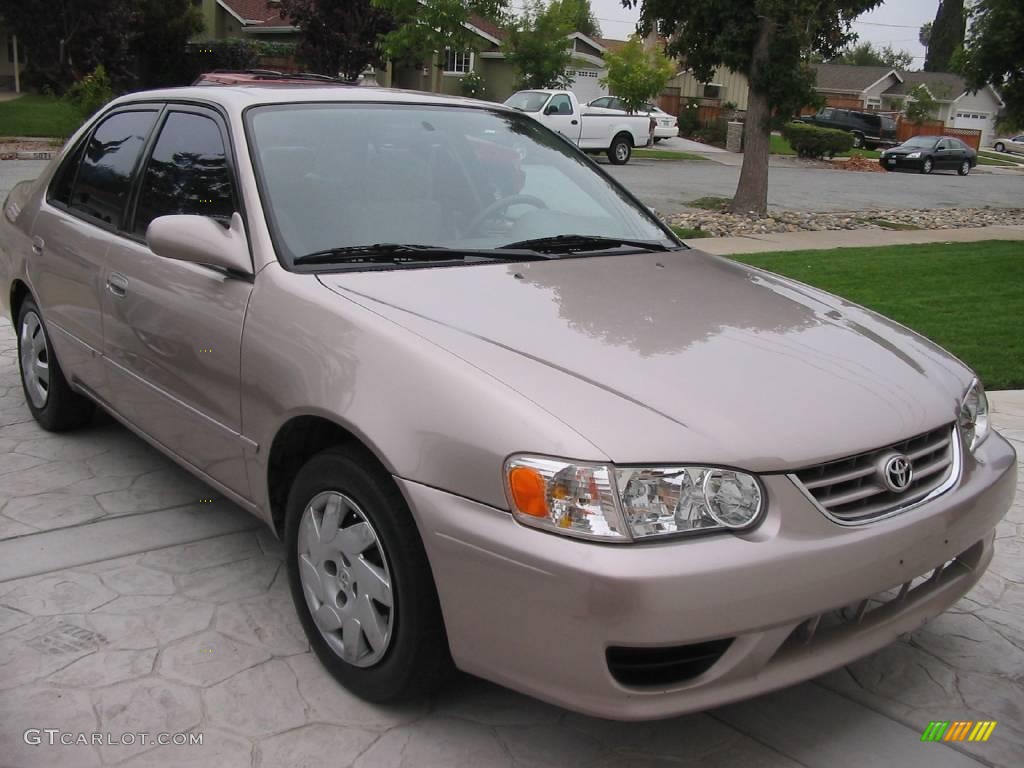 2001 Corolla LE - Sandrift Beige Metallic / Pebble Beige photo #18