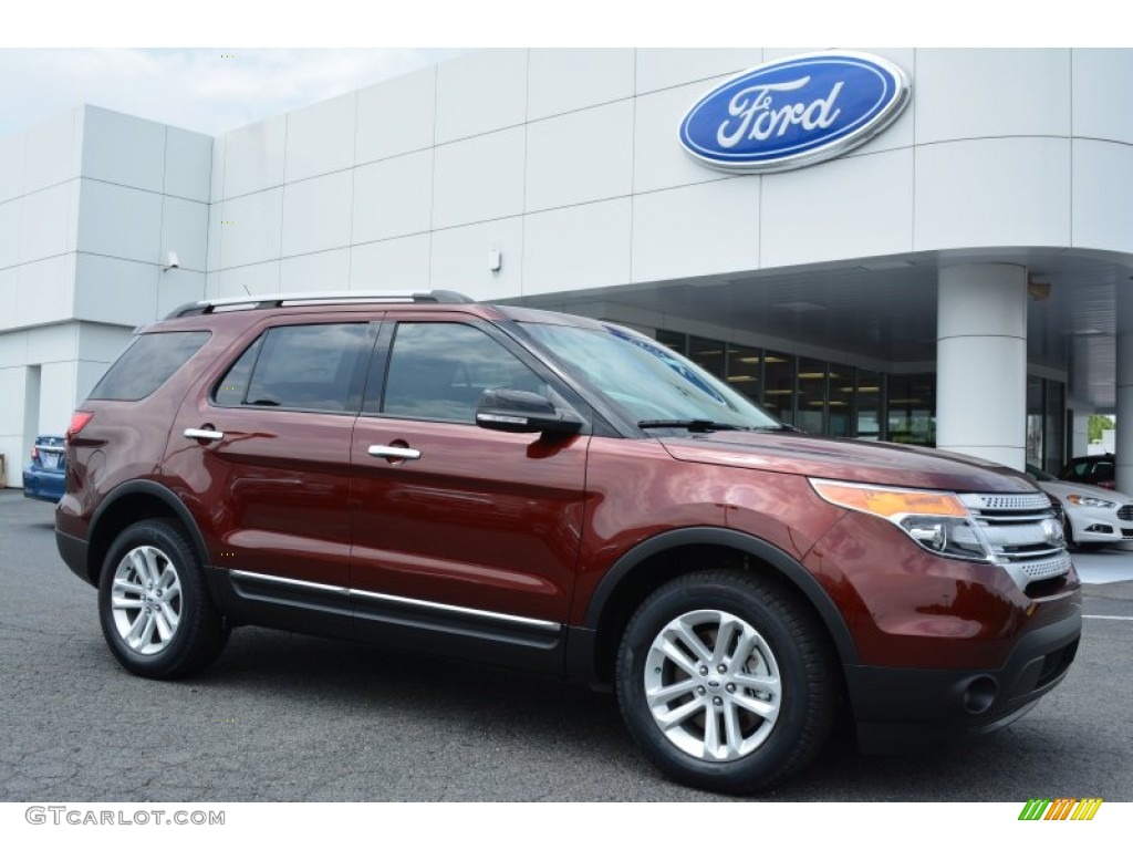 2015 Explorer XLT 4WD - Bronze Fire / Medium Light Stone photo #1