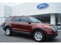 2015 Bronze Fire Ford Explorer XLT 4WD  photo #1