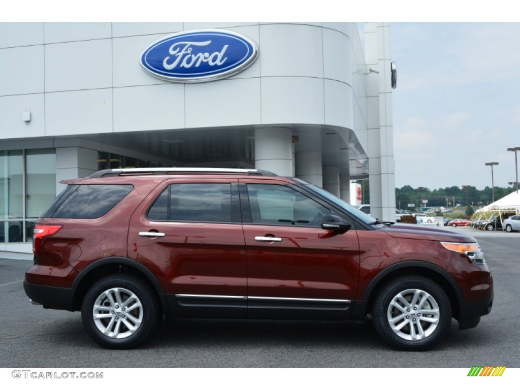 2015 Explorer XLT 4WD - Bronze Fire / Medium Light Stone photo #2