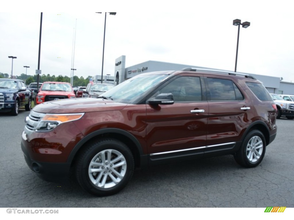 2015 Explorer XLT 4WD - Bronze Fire / Medium Light Stone photo #3