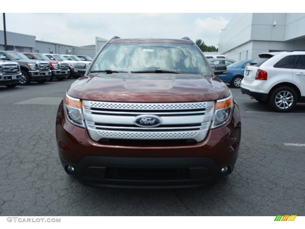 2015 Explorer XLT 4WD - Bronze Fire / Medium Light Stone photo #4