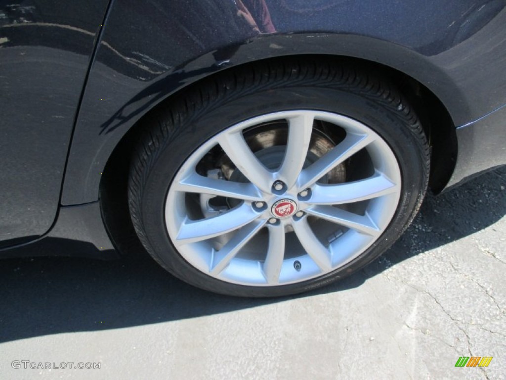 2015 XF 3.0 AWD - Dark Sapphire Metallic / London Tan/Warm Charcoal photo #3