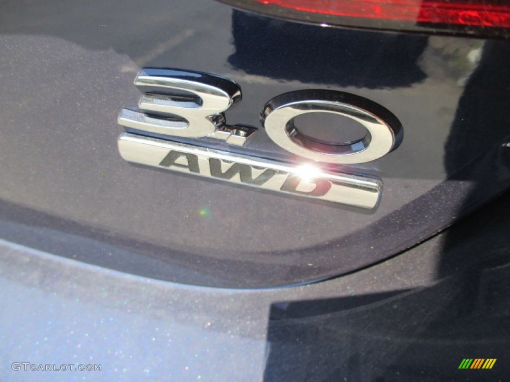 2015 XF 3.0 AWD - Dark Sapphire Metallic / London Tan/Warm Charcoal photo #8