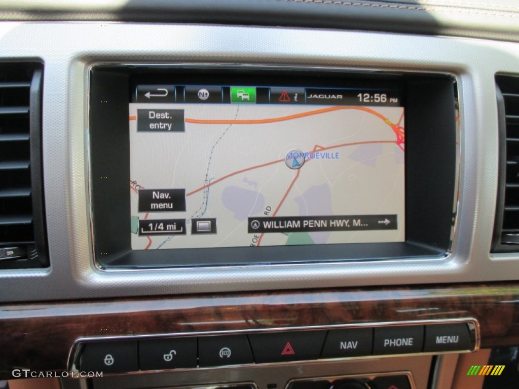 2015 XF 3.0 AWD - Dark Sapphire Metallic / London Tan/Warm Charcoal photo #17