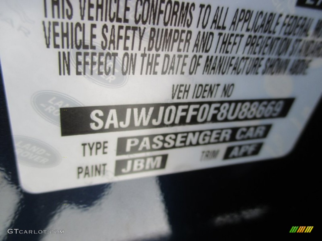 2015 XF 3.0 AWD - Dark Sapphire Metallic / London Tan/Warm Charcoal photo #19