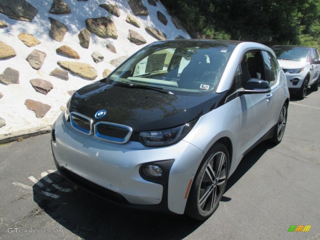 2015 i3 with Range Extender - Ionic Silver Metallic / Giga Cassia Natural Leather & Carum Spice Grey Wool Cloth photo #9