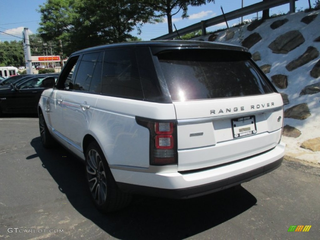 2015 Range Rover Autobiography - Fuji White / Ebony photo #4