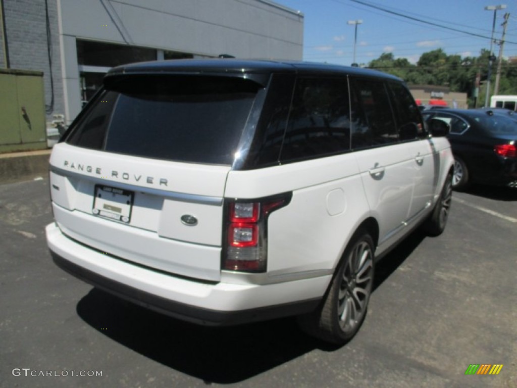 2015 Range Rover Autobiography - Fuji White / Ebony photo #6
